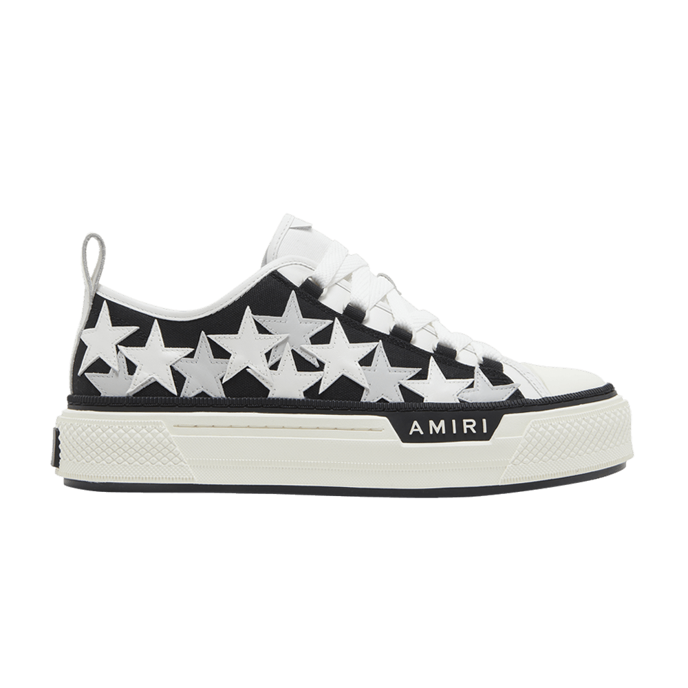 Buy Amiri Stars Court Low 'Black White' - PS23MFS014 001 | GOAT