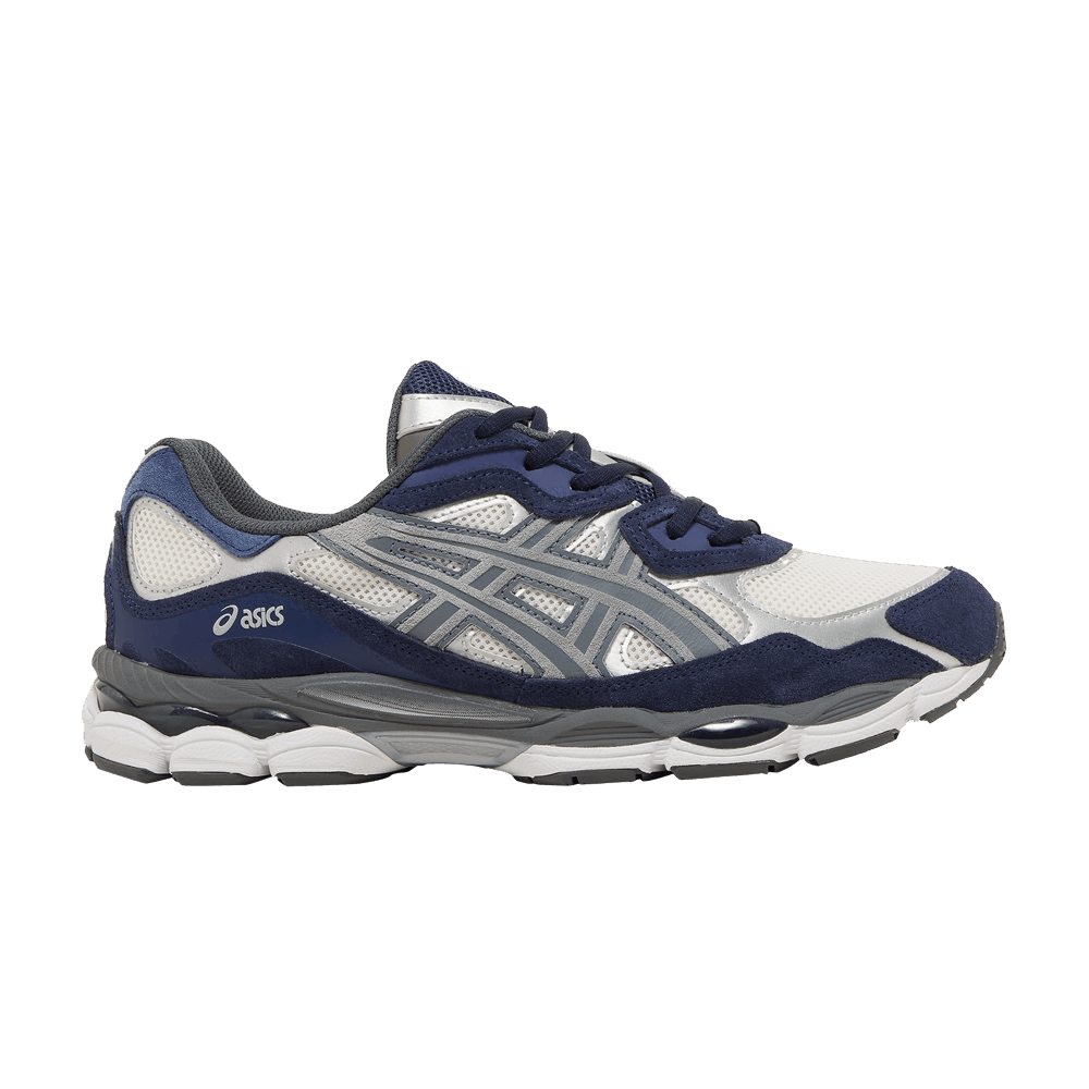 Navy blue asics cheap