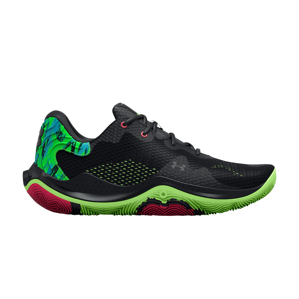 Under Armour Spawn 4 Printed Black Quirky Lime