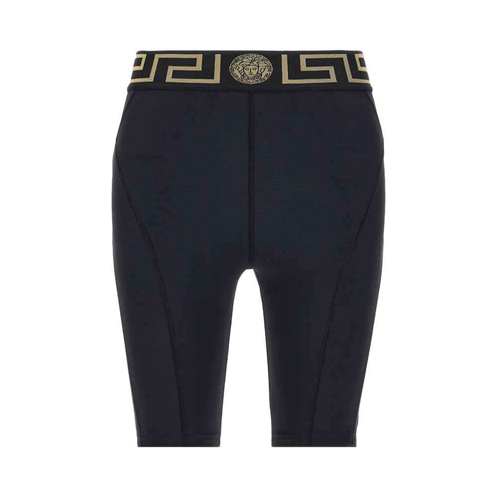 Buy Versace Greca Border Biker Shorts 'Black' - 1004105 1A06229 1B000