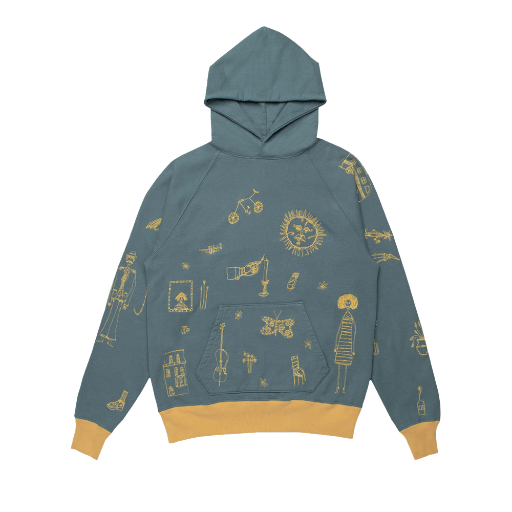 期間限定キャンペーン Traveling Zelig Samuel Buy Band Blue 'Sky Hoodie トップス