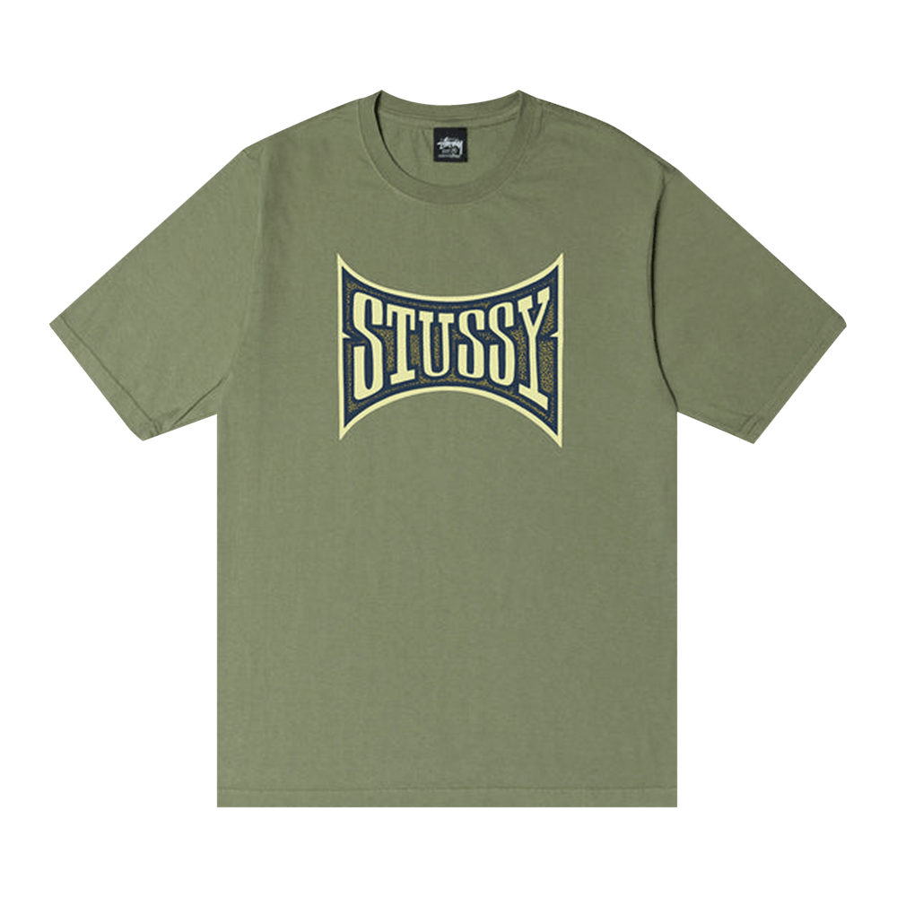 Buy Stussy Champion Pigment Dyed Tee 'Artichoke' - 1904882