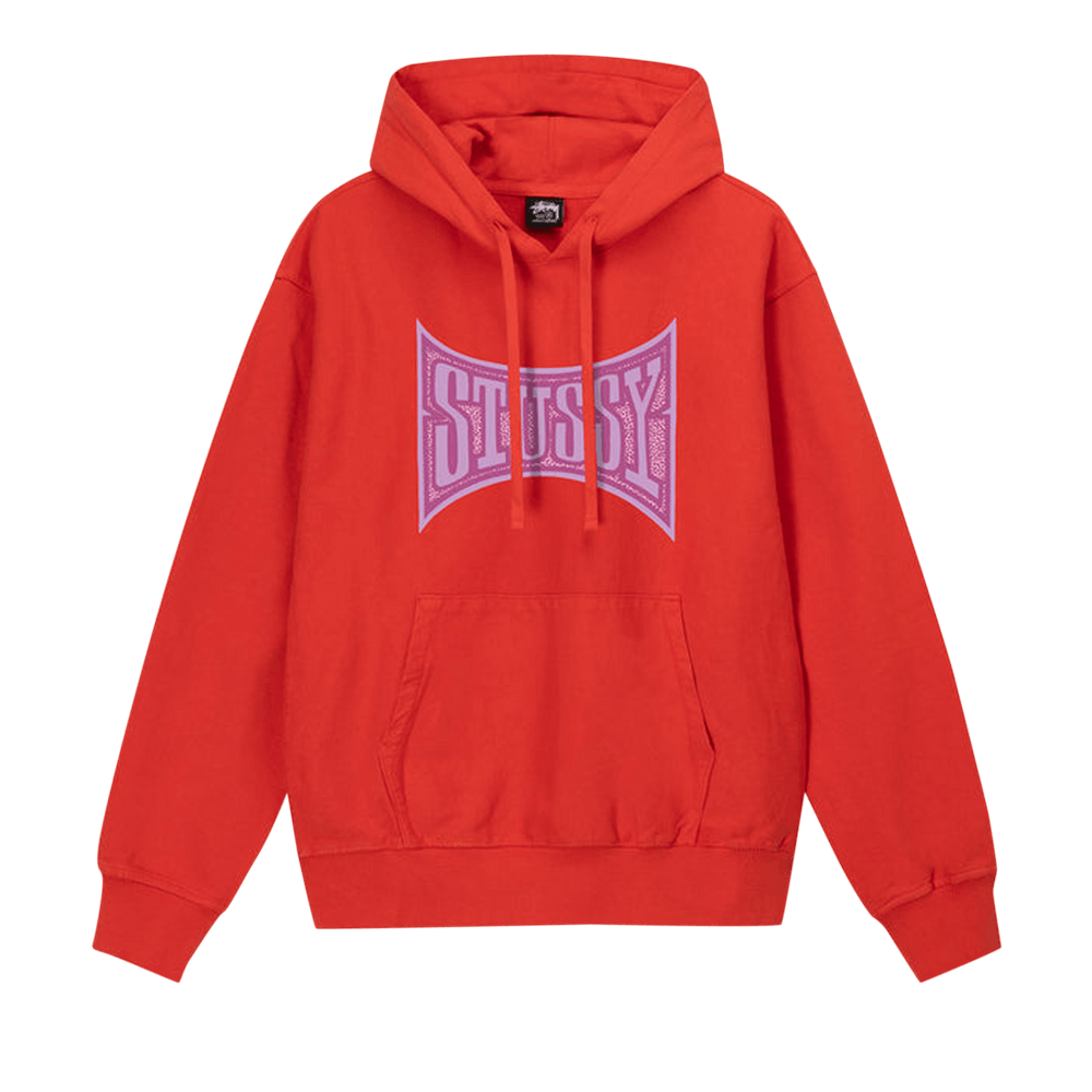 Stussy× Champion MA-1 Buy Stussy Champion Pigment Dyed Hoodie 'Tomato' - 1924882