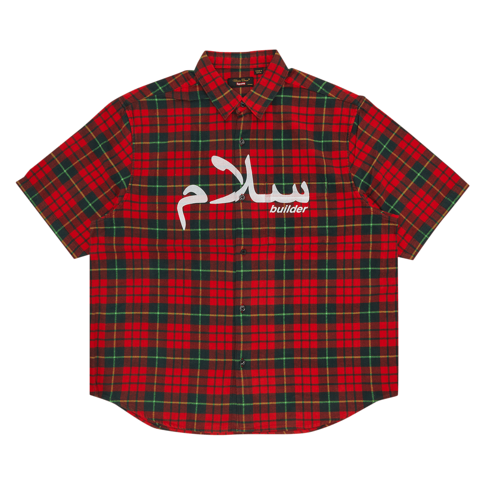 Supreme x UNDERCOVER Short-Sleeve Flannel Shirt 'Red Plaid'