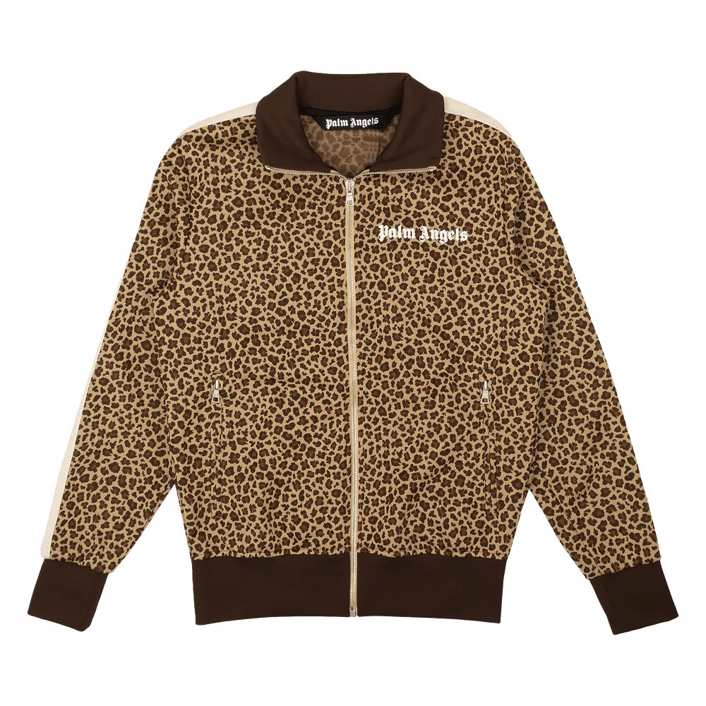 BOMBER TRACK JACKET in brown - Palm Angels® Official