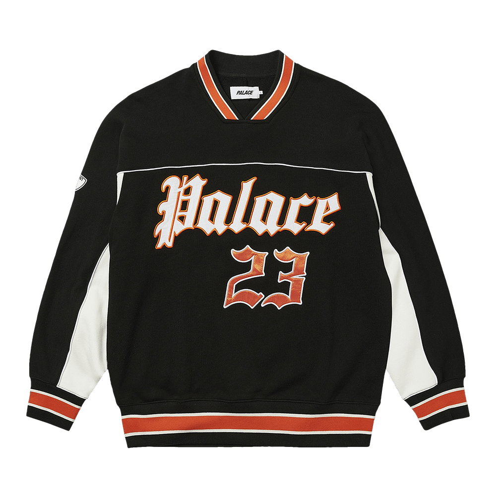 Buy Palace Believe Crew 'Black' - P24CS085 | GOAT