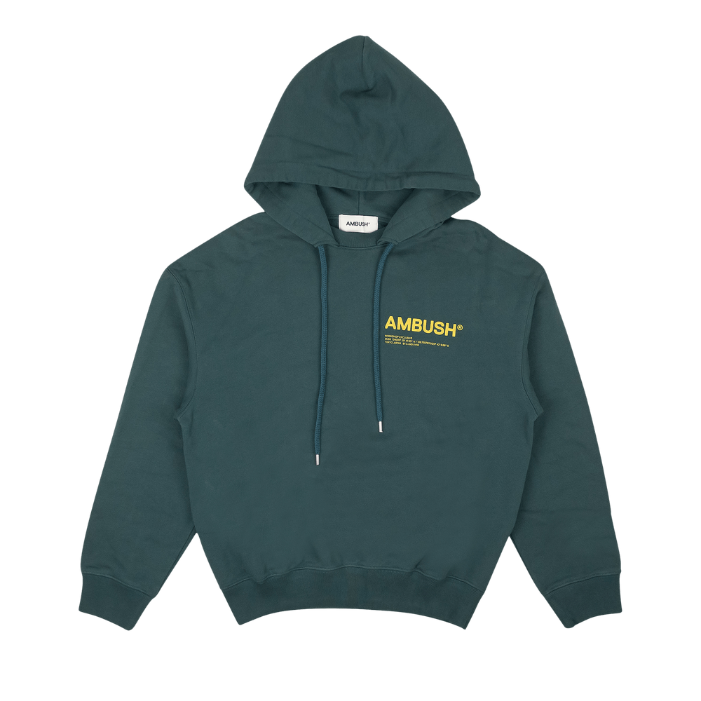 Buy Ambush Fleece Workshop Hoodie Atlantic Deep Solar Power