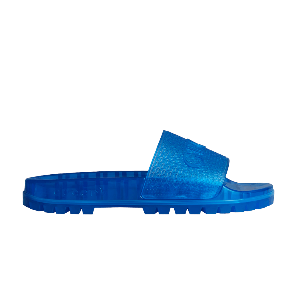 Buy Gucci x Adilette Slide Sandal 'Transparent Blue' - IE2257 | GOAT