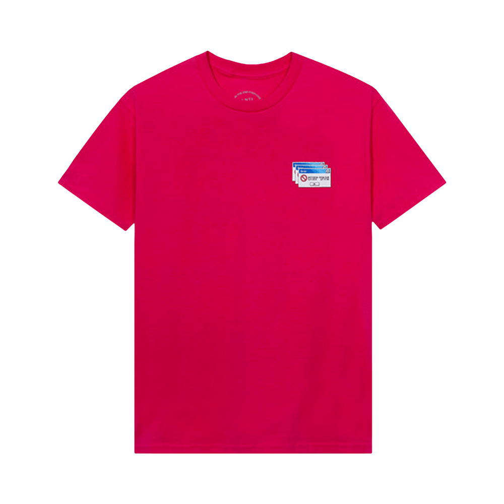 Buy Anti Social Social Club 404/747 Tee 'Pink' - 0657