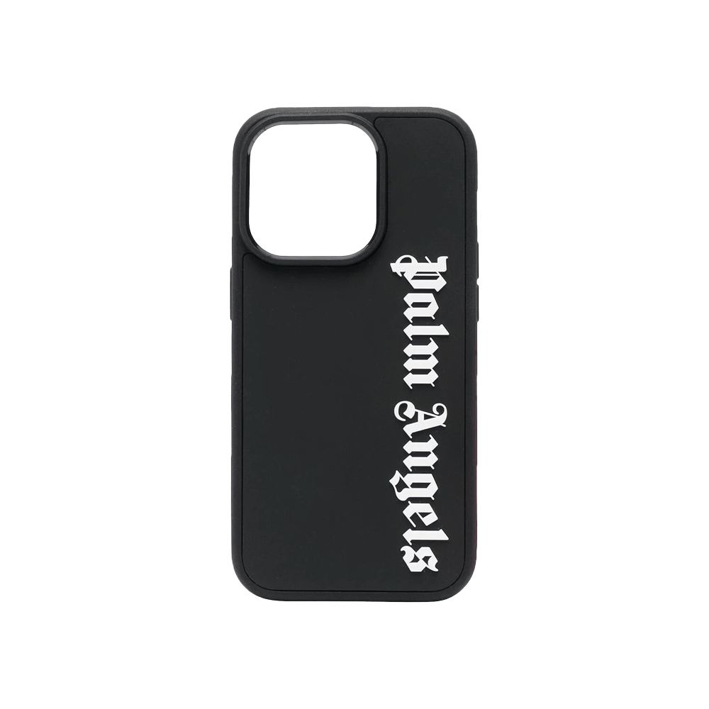 Classic Logo Iphone Case 14 Pro Max in black - Palm Angels® Official