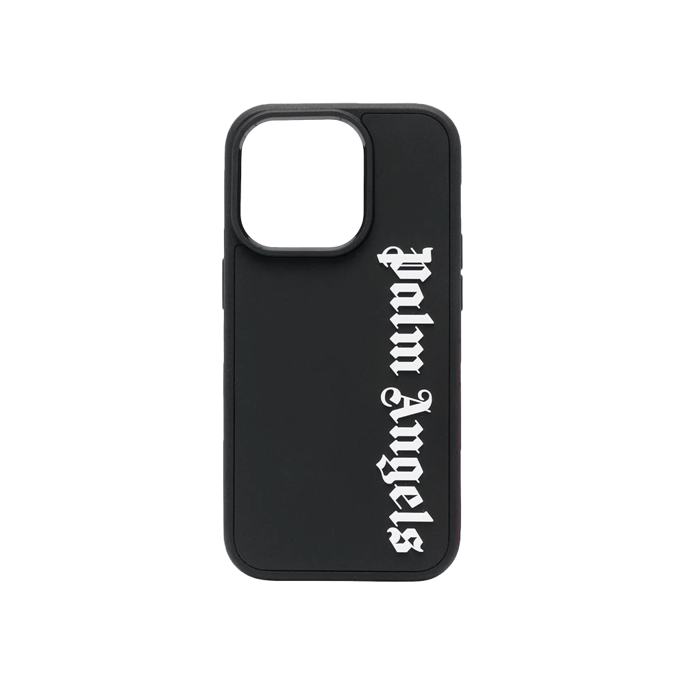 Classic Logo Iphone Case 14 Pro in black - Palm Angels® Official