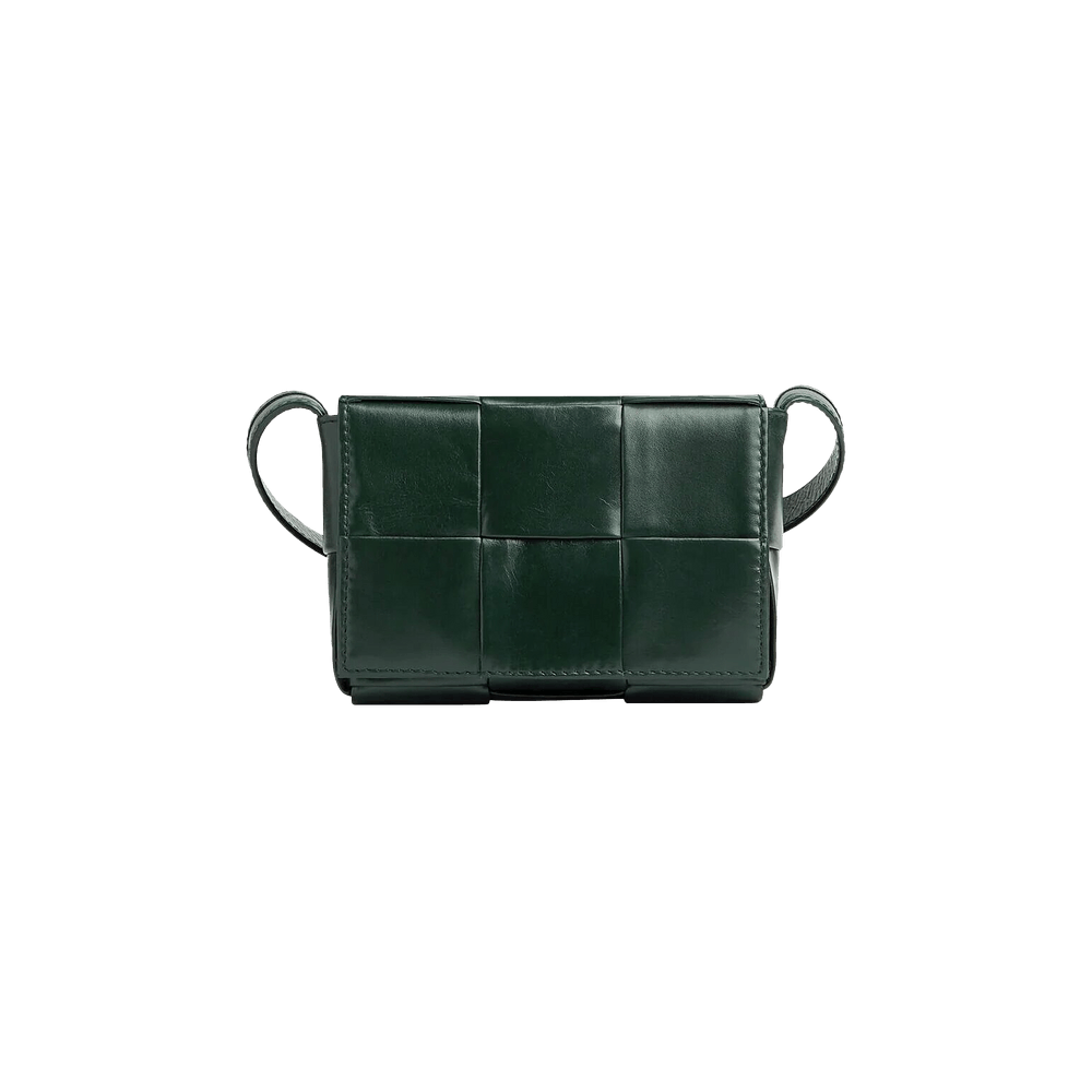 Buy Bottega Veneta Mini Cassette Bag 'Raintree/Silver