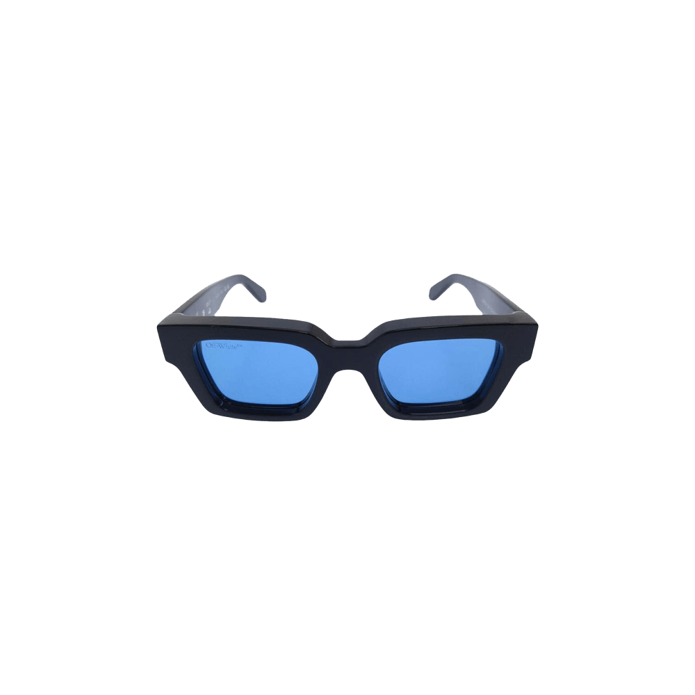 OFF-WHITE Sunglasses Virgil Rectangular Frame Transparent Blue/Blue  (OERI008C99PLA0024545)
