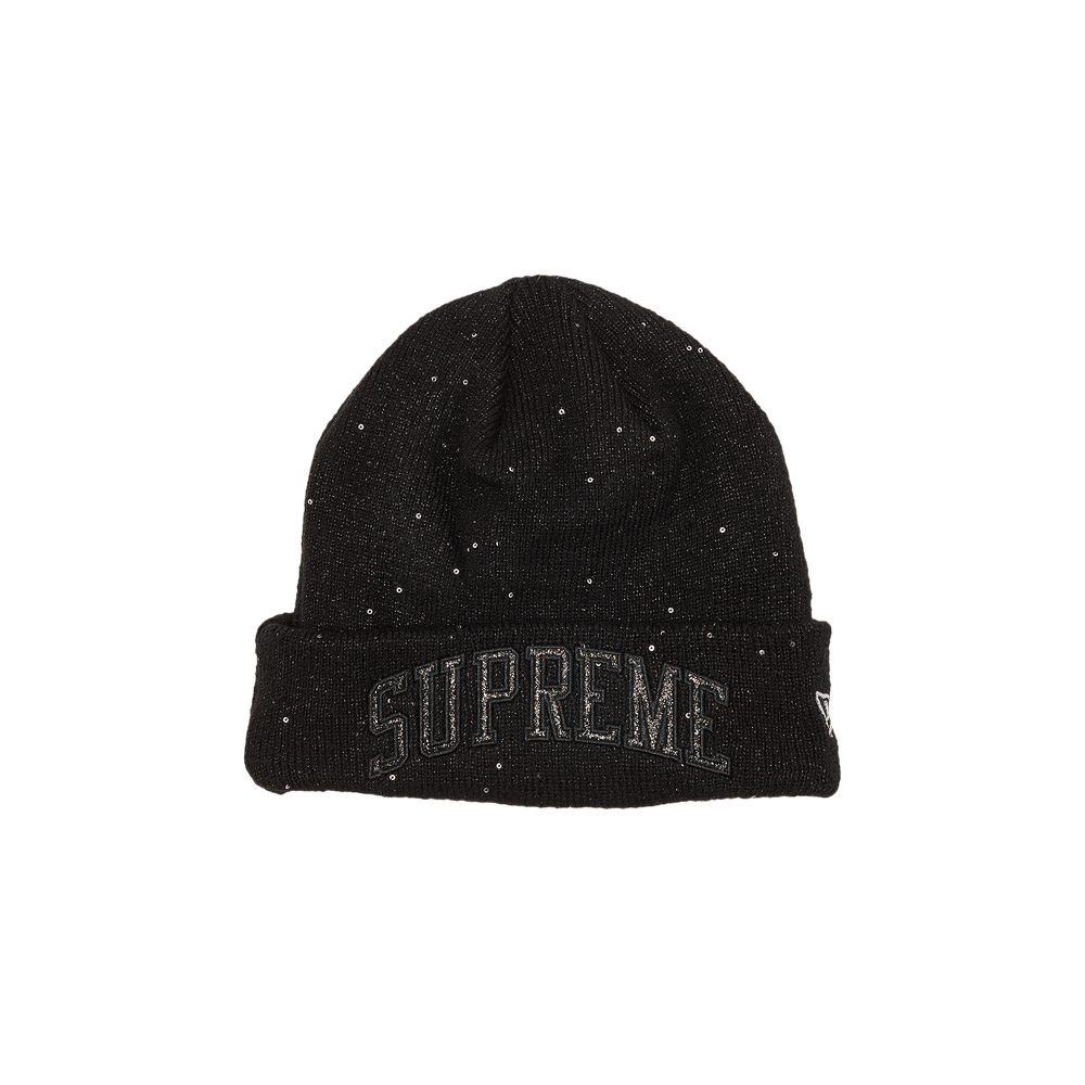 Buy Supreme x New Era Metallic Arc Beanie 'Black' - SS23BN9