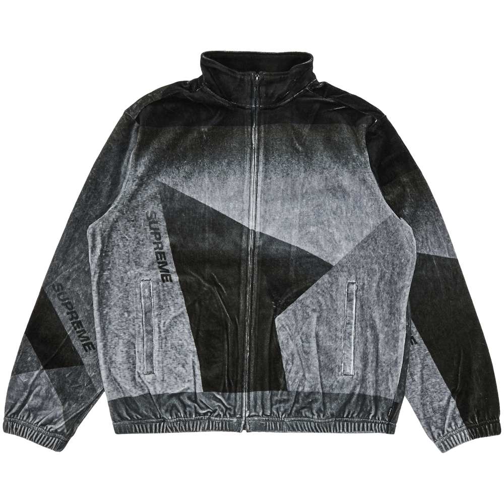 Buy Supreme Geo Velour Track Jacket 'Black' - SS23J55 BLACK