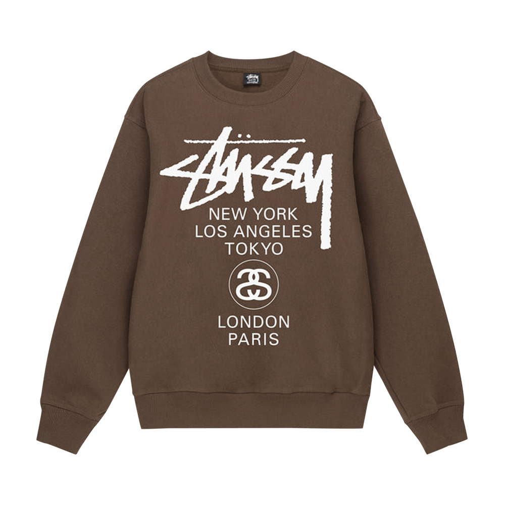 Buy Stussy World Tour Crew 'Orchid' - 3913792 ORCH | GOAT