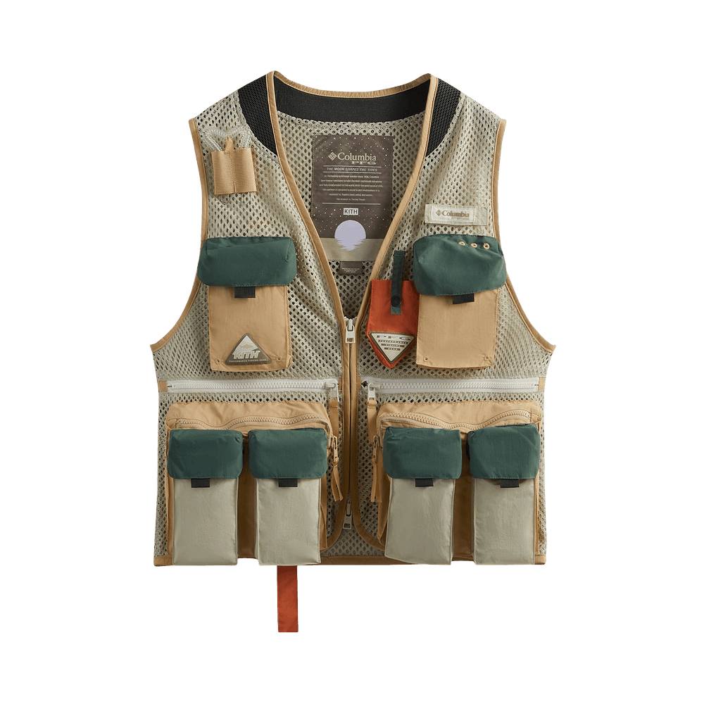 Buy Kith For Columbia PFG Cool Creek Vest 'Light Aloe