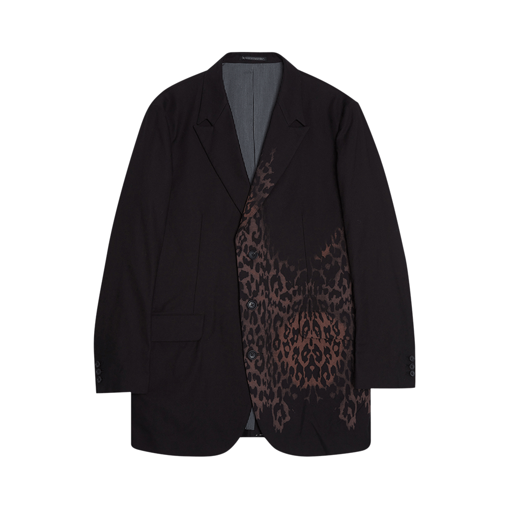 ヤムチャン&クリストファー Buy Yohji Yamamoto Pour Homme Leopard Jacket 'Black' - HE