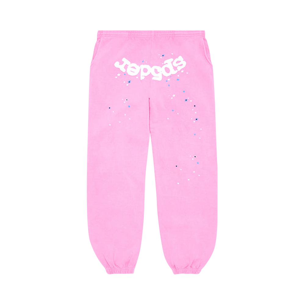 Sp5der Atlanta Sweatpants 'Pink' | GOAT