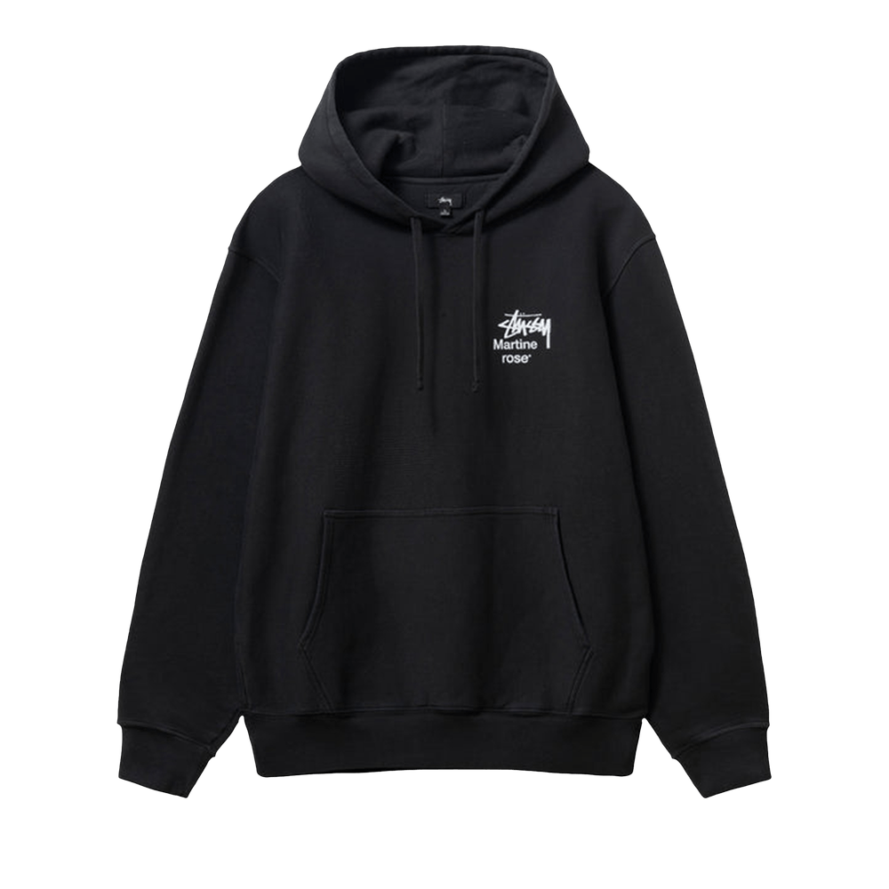 Stussy x Martine Rose Collage Pigment Dyed Hoodie 'Black'