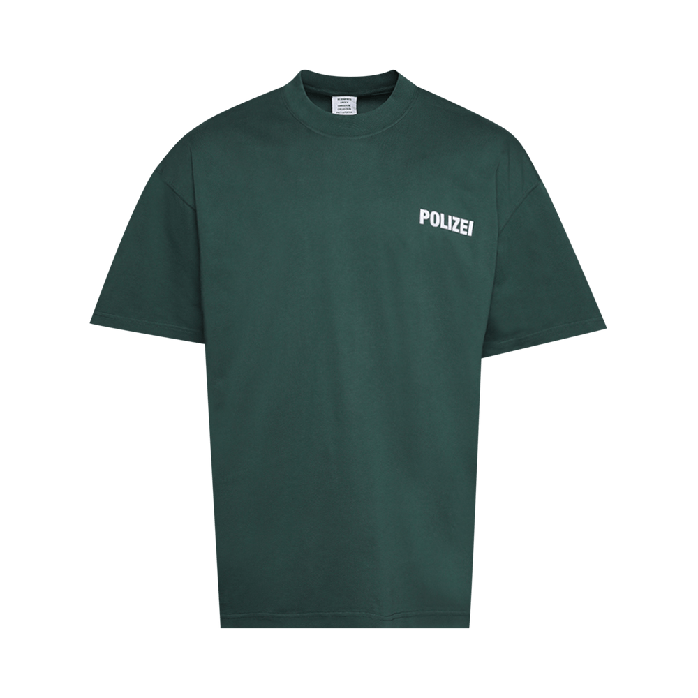 Buy Vetements Polizei T-Shirt 'Police Green' - UE63TR451G