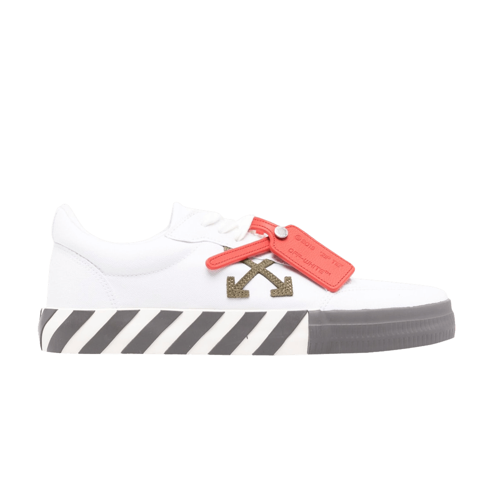 OFF-WHITE Vulc Low White Updated Stripes オフホワイト バルク OFF-WHITE Vulc Low White Violet SS20 Men's