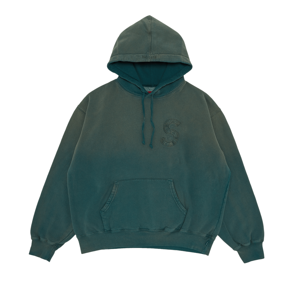 Buy Supreme Overdyed S Logo Hooded Sweatshirt 'Teal 