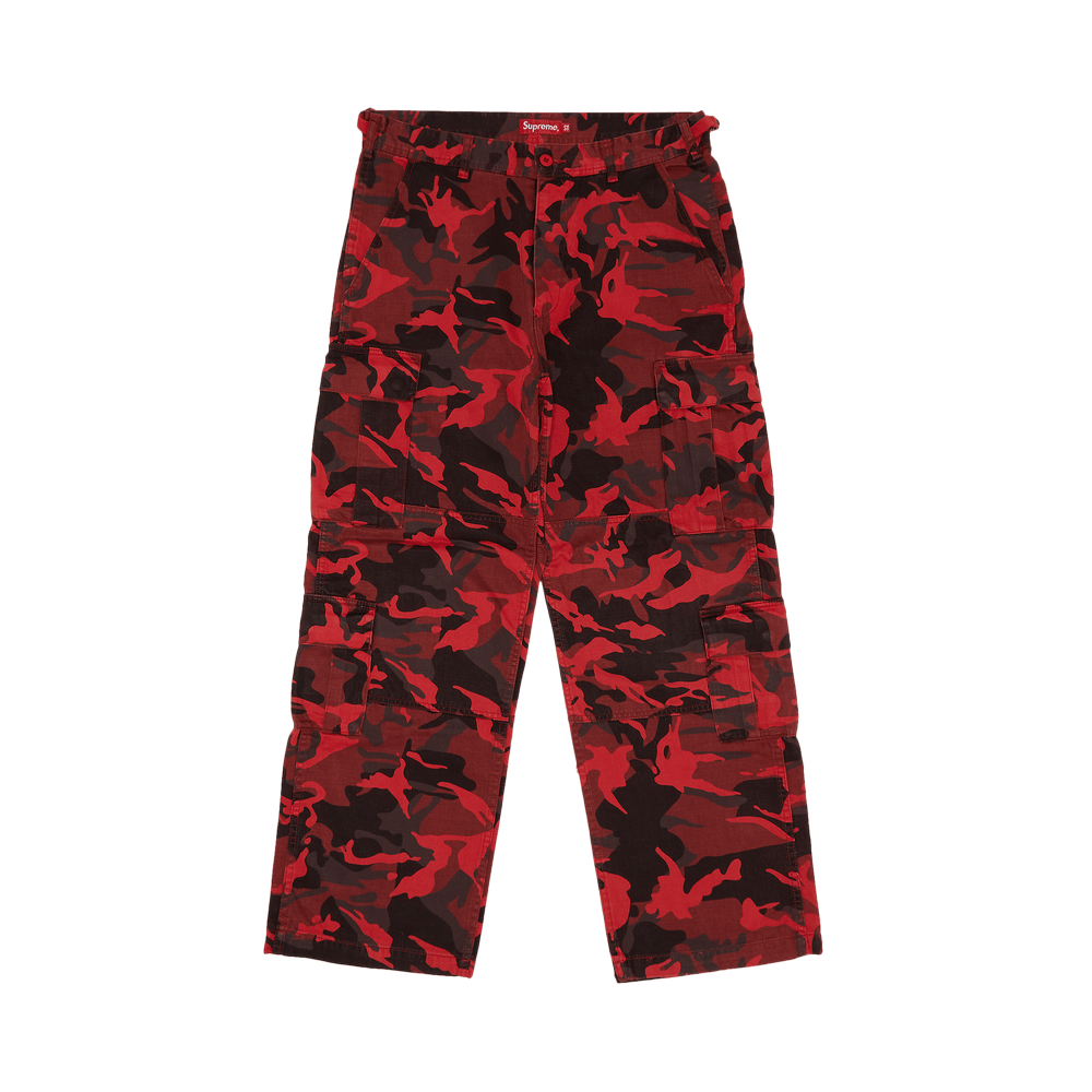 Buy Supreme Cargo Pant 'Red Camo' - SS23P18 RED CAMO