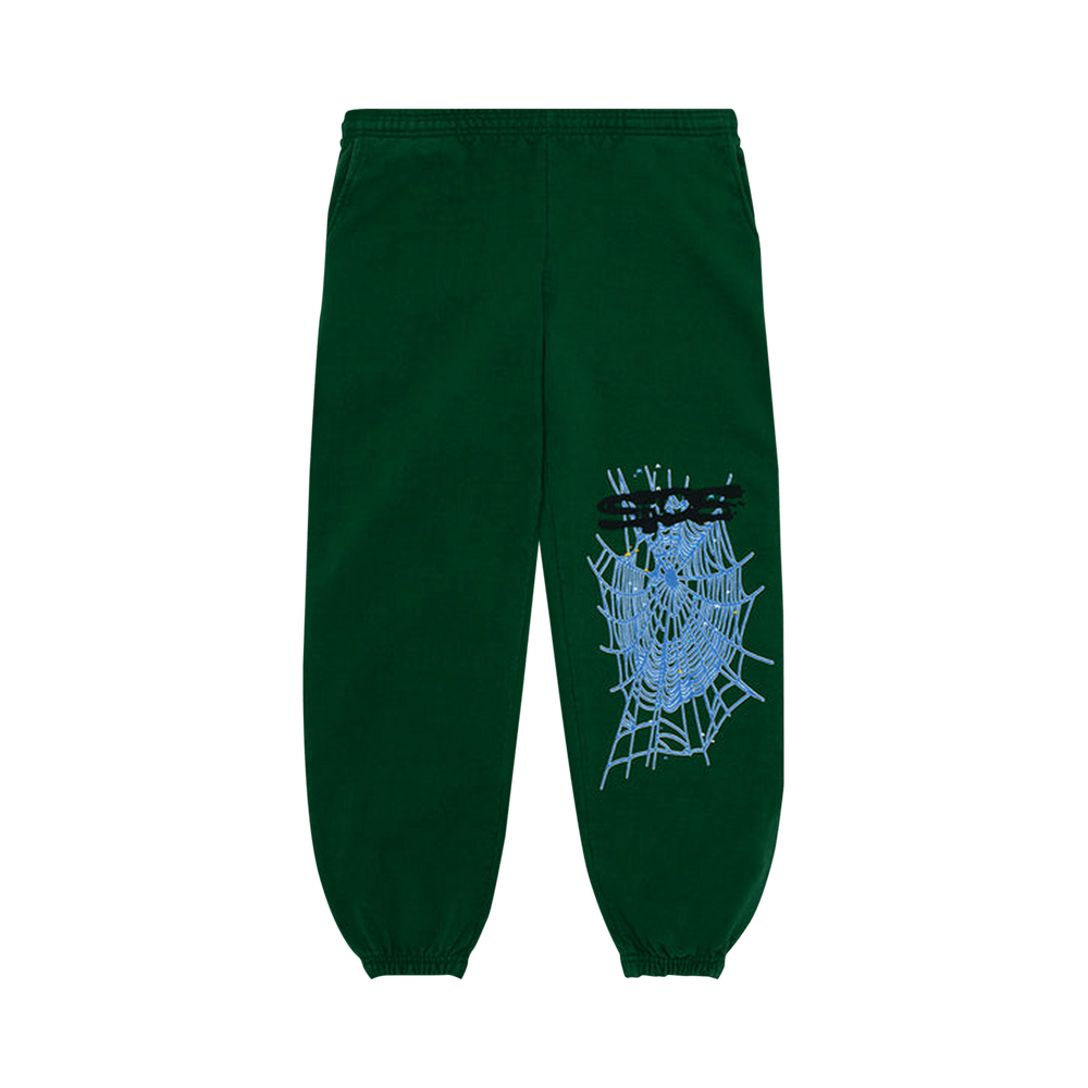 Buy Sp5der Web Sweatpant Hunter Green 2406 1SS230204WS HUNT GOAT