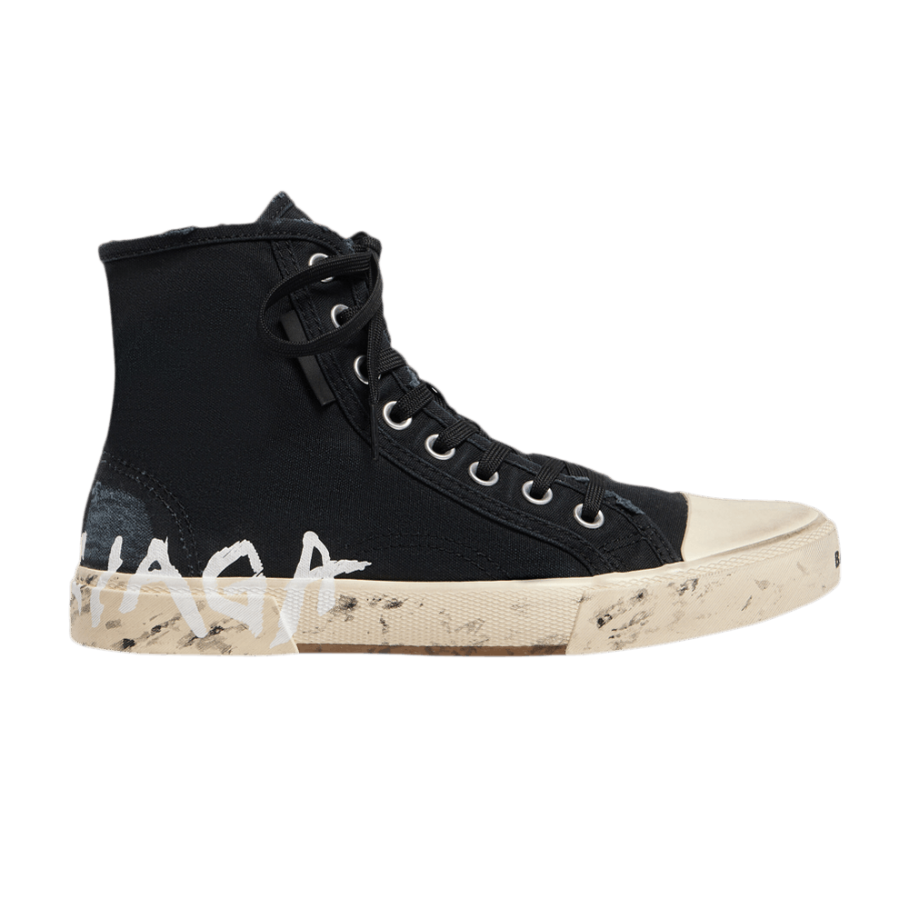 Buy Balenciaga Paris High 'Graffiti - Black' - 688752 W3RR4