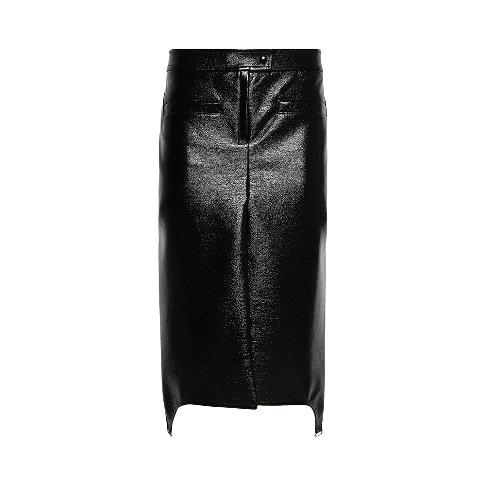 ワンピース COURREGES Women Mid Skirts 124CRO377VY00149999 Black Buy Courrèges Suspenders Long Skirt 'Black