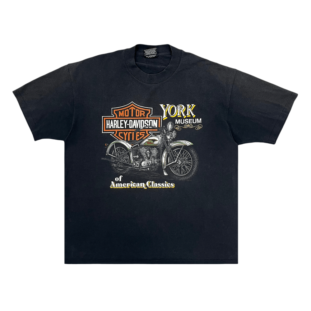 Buy Vintage Harley Davidson York Museum Tee 'Black' - 2934