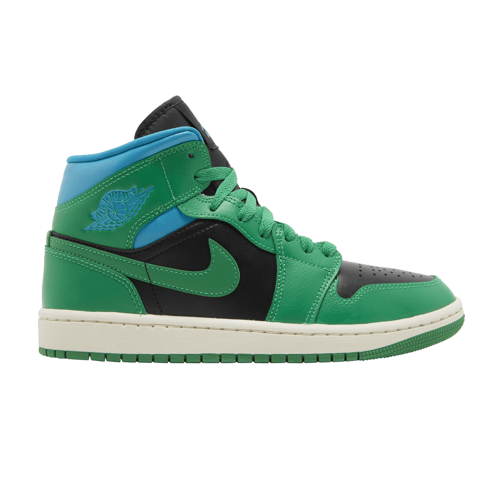 Buy Wmns Air Jordan 1 Mid 'Lucky Green Aquatone' - BQ6472