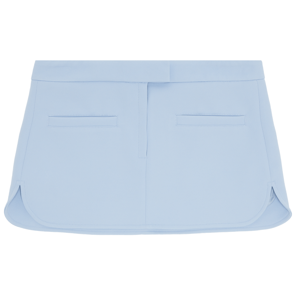 Buy Courrèges Twill Heritage Pocket Mini Skirt 'Sky