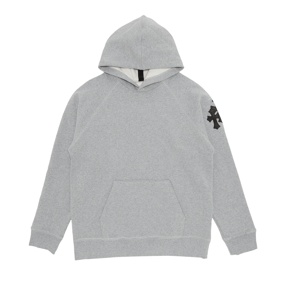 Gray　　CHROME HEARTS Buy Chrome Hearts Paper Jam Triple Leather Cross Zip Up