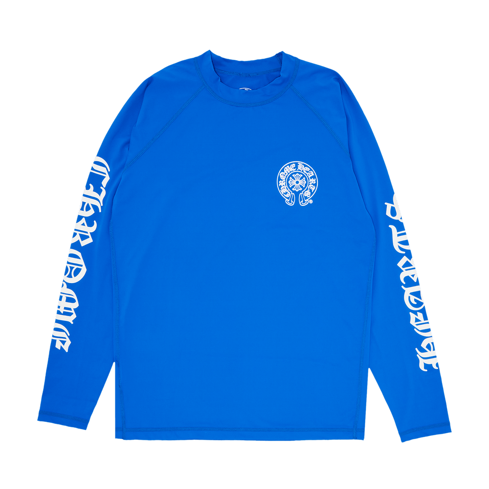 Achetez des Chrome Hearts Long-Sleeve Rash Guard 'Blue' - 1383