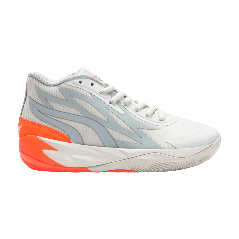 Puma MB.02 Gorange Platinum Gray Orange Lamelo Ball 378288