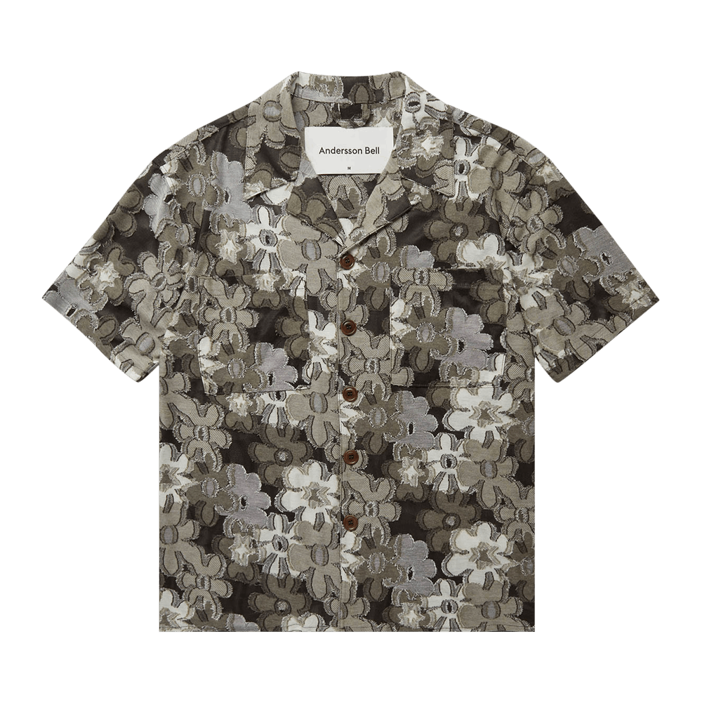 White Floral Shirt by Andersson Bell on Sale