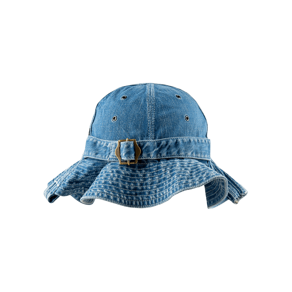 Buy Kapital Fade Denim Radio Tulip Hat 'Black' - EK 1205