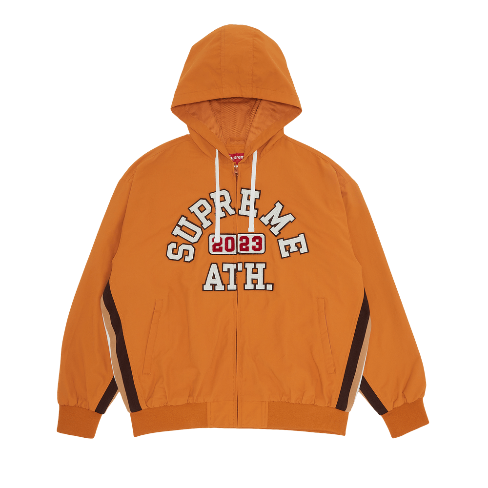 Buy Supreme Appliqué Hooded Track Jacket 'Orange' - SS23J42 ORANGE 