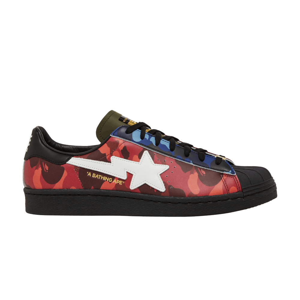 Bape x Adidas Superstar 80s Bape Color Camo Multi-Color Size