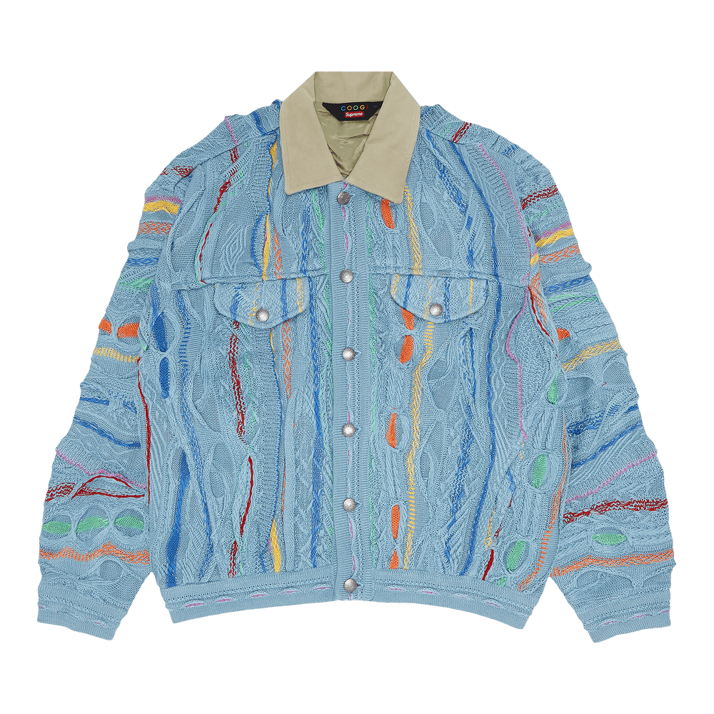 Size xxl Supreme x Coogi Trucker Jacket 'Blue'