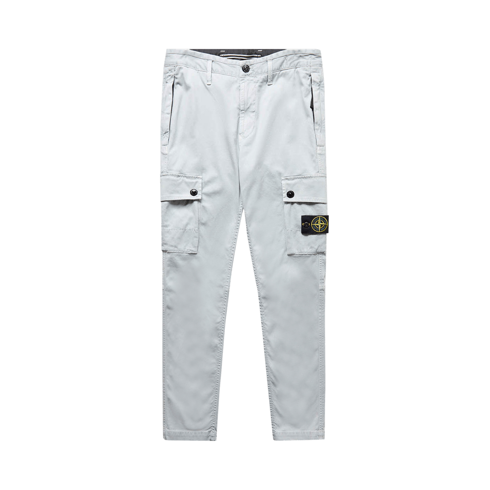 Buy Stone Island Compass Patch Cargo Pants 'White' - 7715303L1