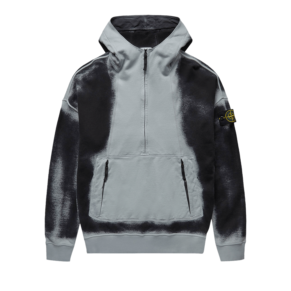 Buy Stone Island Half Zip Hoodie 'Grey' - 7815628T2 V0041 | GOAT