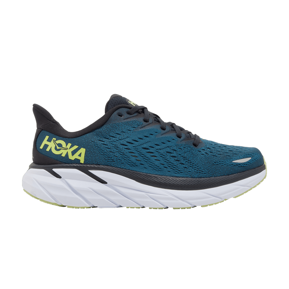 HOKA Clifton 8 Blue Coral Butterfly
