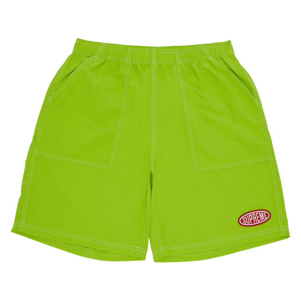 Supreme Nylon Painter Short 'Lime'