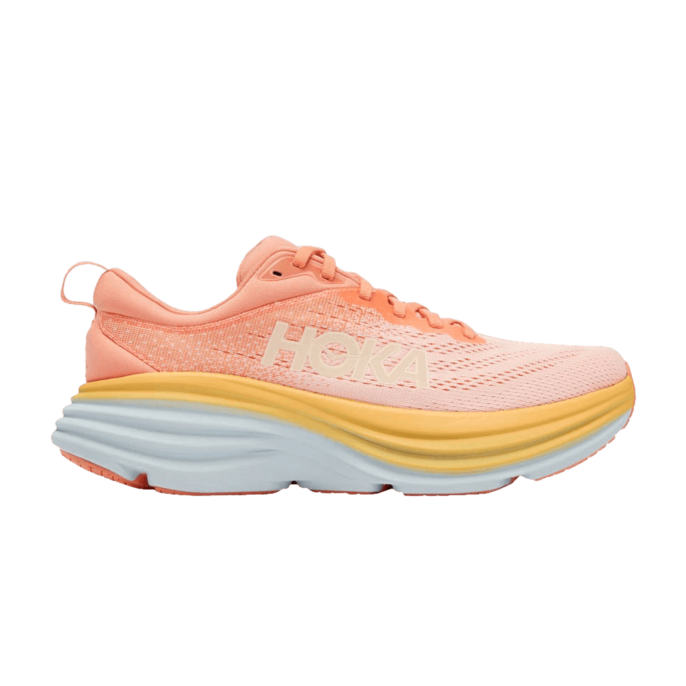 Hoka Wmns Bondi 8 'shell Coral Peach Parfait'