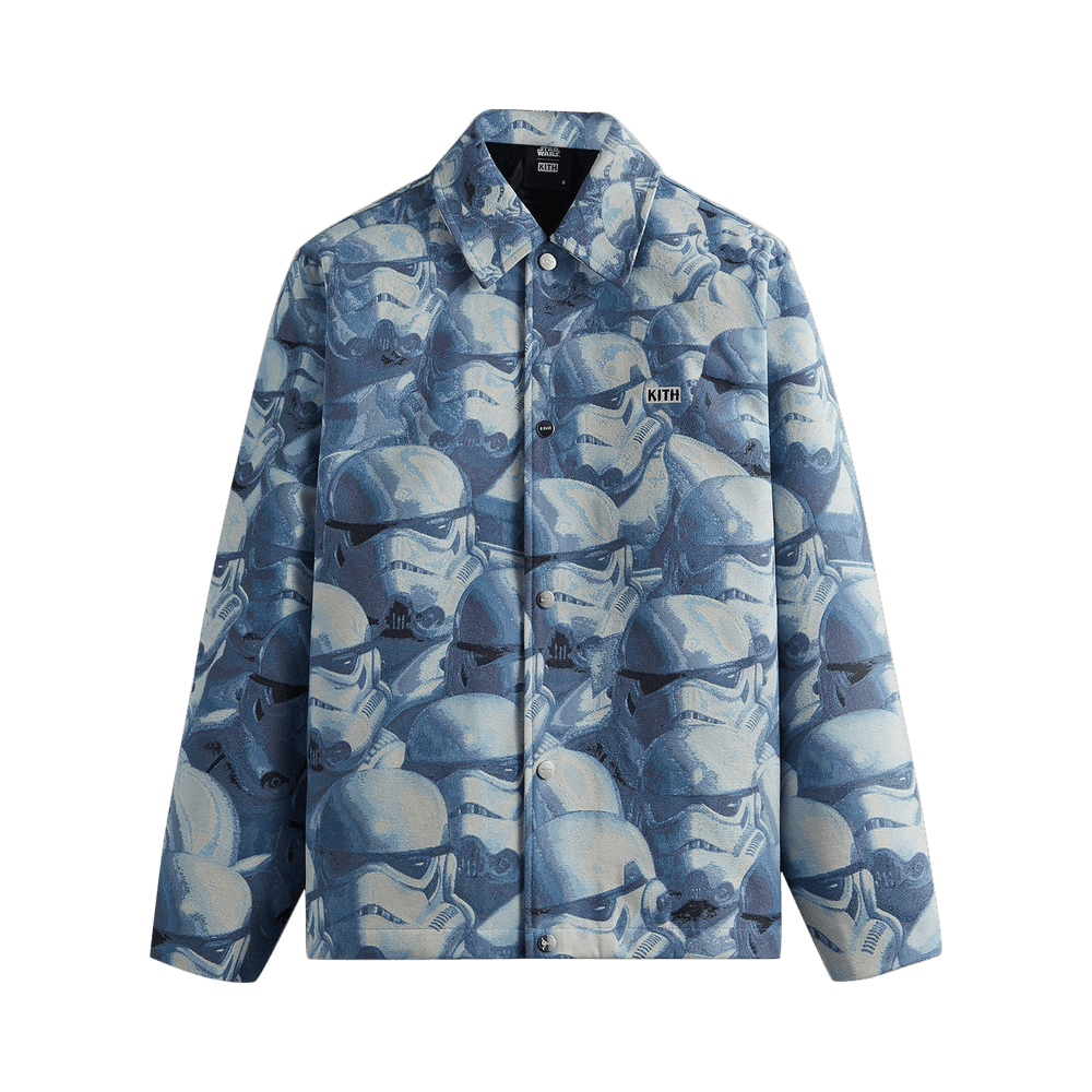 Size xxl Kith x Star Wars Stormtrooper Coaches Jacket 'Helium'
