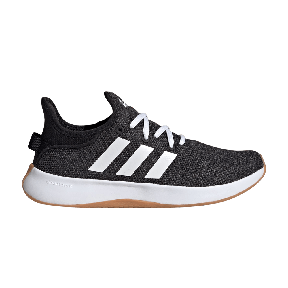 Adidas Wmns Cloudfoam Pure 'black White Gum'