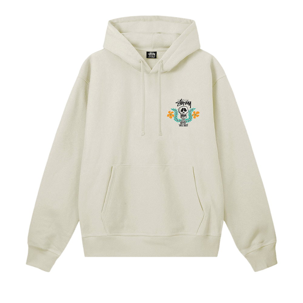★23SS★STUSSY SKULL CREST HOODIE Stüssy SKULL CREST HOODIE - BLACK | REVERSIBLE